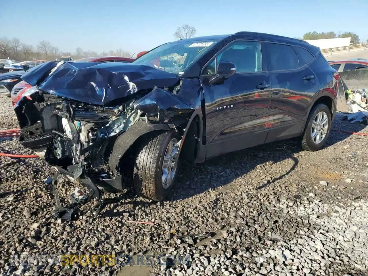 1 Photograph of a damaged car 3GNKBCRS5LS699459 CHEVROLET BLAZER 2020