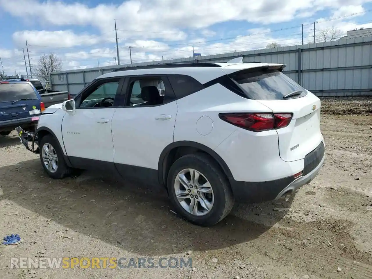 2 Photograph of a damaged car 3GNKBCRS7LS677883 CHEVROLET BLAZER 2020