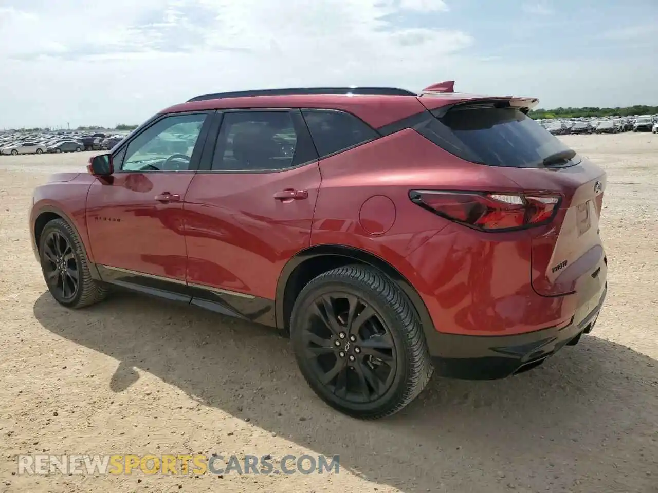 2 Photograph of a damaged car 3GNKBERS0LS649337 CHEVROLET BLAZER 2020