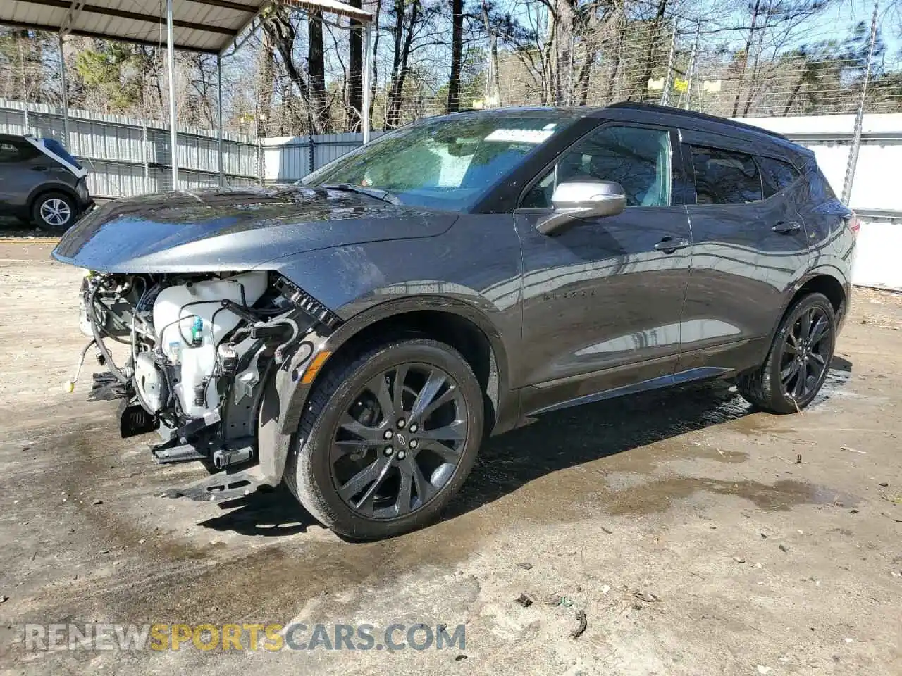 1 Photograph of a damaged car 3GNKBERS2LS649520 CHEVROLET BLAZER 2020