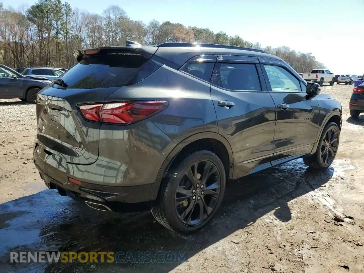 3 Photograph of a damaged car 3GNKBERS2LS649520 CHEVROLET BLAZER 2020