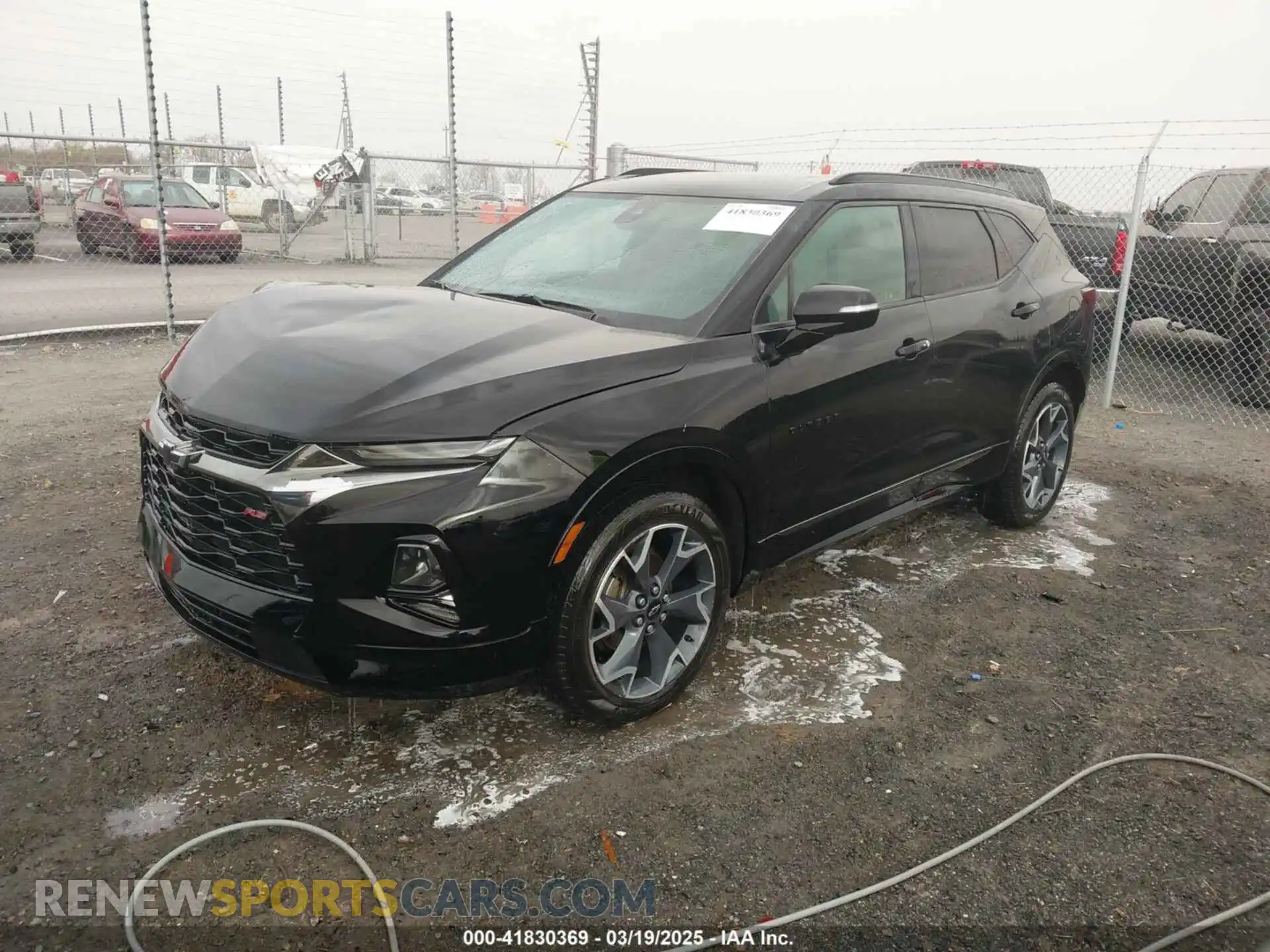 2 fotografías del automóvil dañado 3GNKBERS4LS647266 CHEVROLET BLAZER 2020