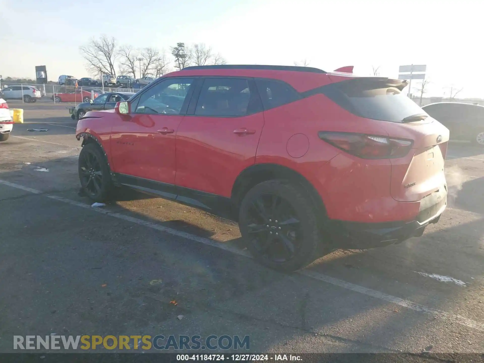 3 Photograph of a damaged car 3GNKBERS4LS676637 CHEVROLET BLAZER 2020