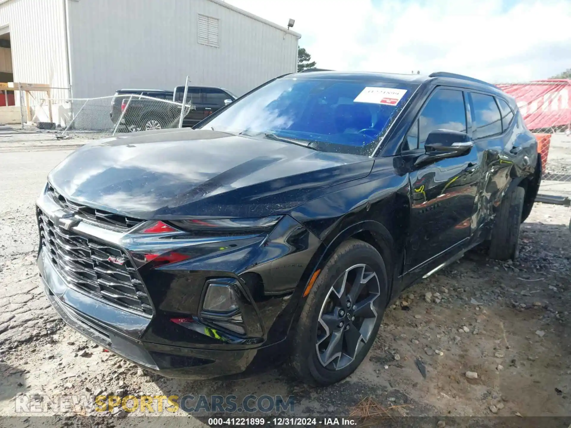 2 Photograph of a damaged car 3GNKBERS7LS655135 CHEVROLET BLAZER 2020