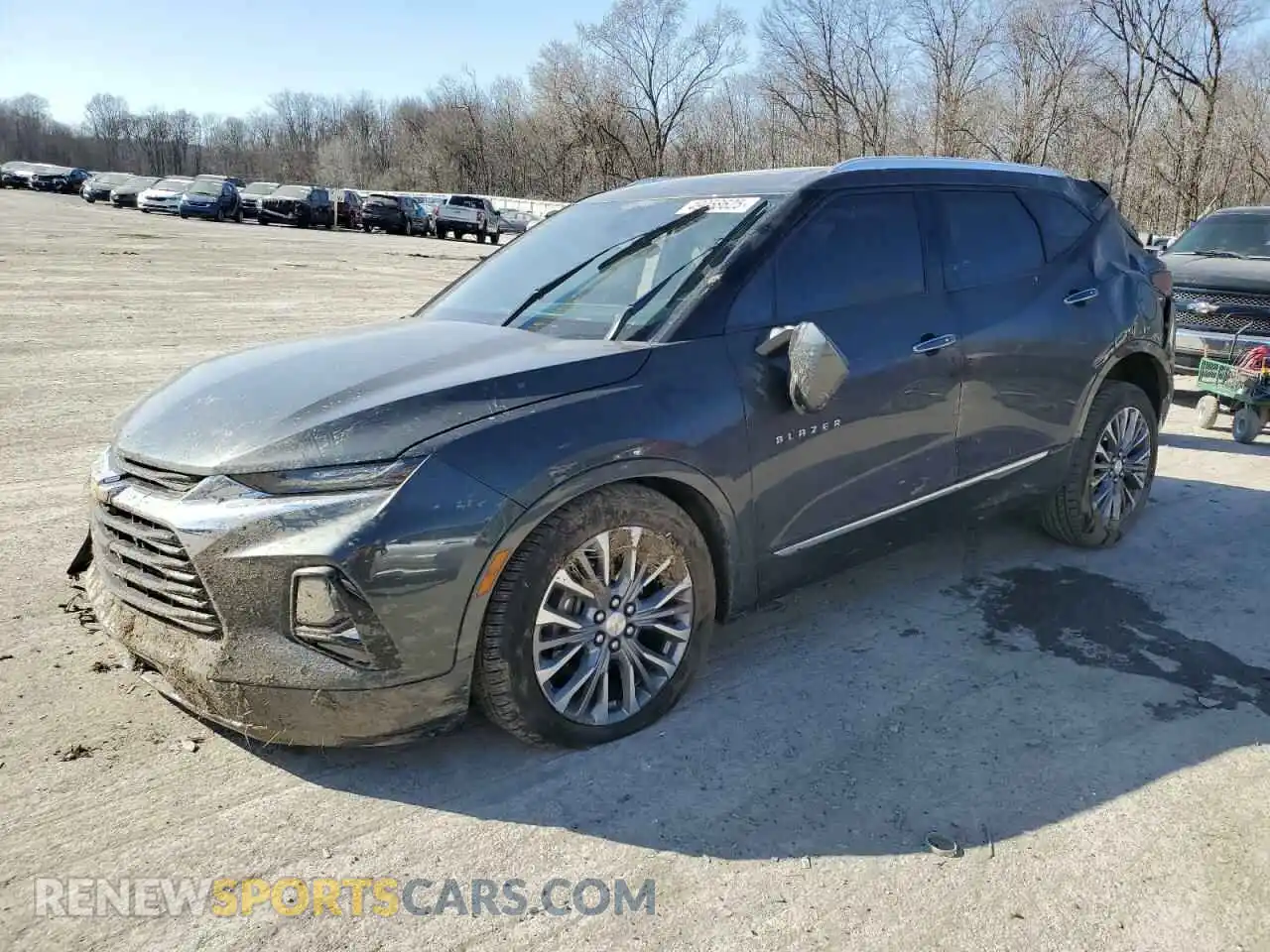 1 Photograph of a damaged car 3GNKBFRS7LS617118 CHEVROLET BLAZER 2020