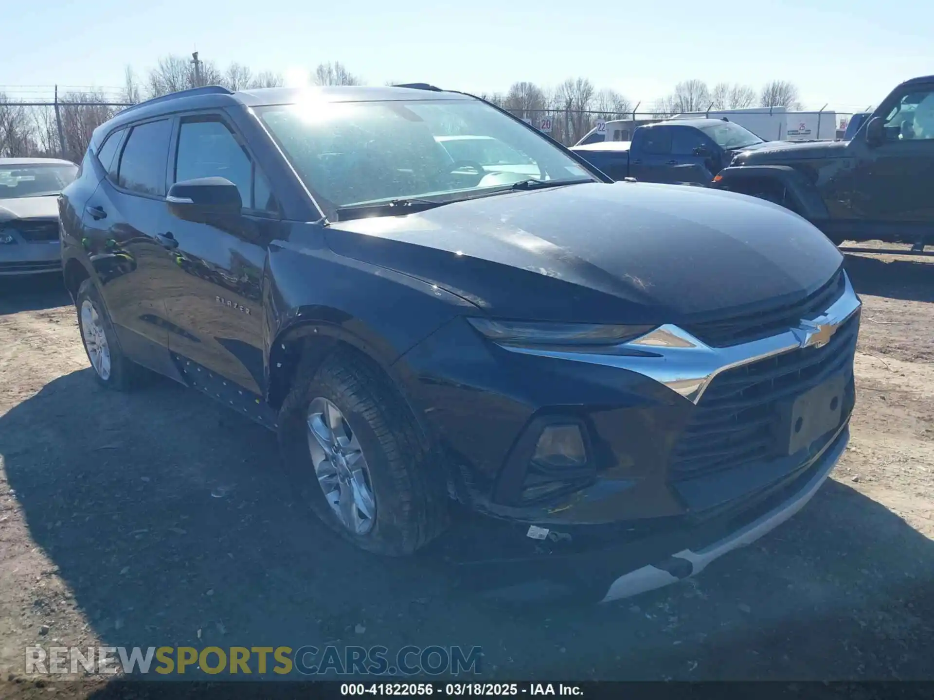 1 Фотография поврежденного автомобиля 3GNKBHR45LS722561 CHEVROLET BLAZER 2020