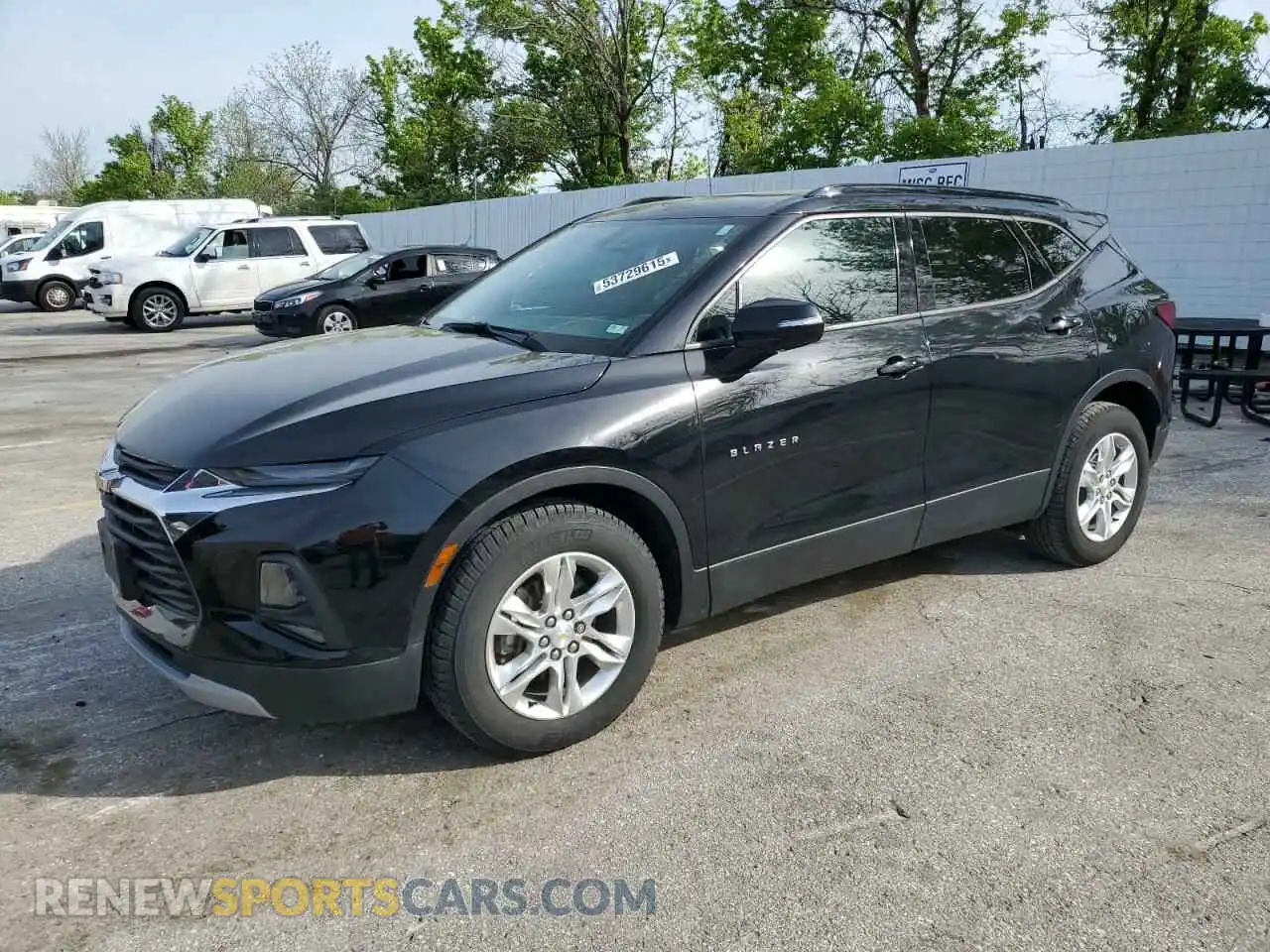 1 Photograph of a damaged car 3GNKBHRS1LS592633 CHEVROLET BLAZER 2020