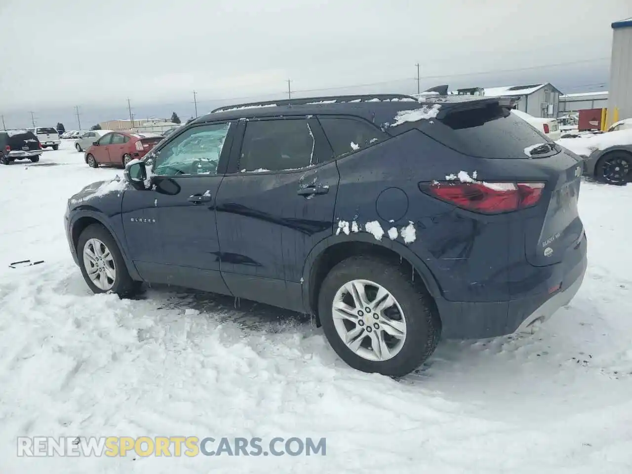 2 Photograph of a damaged car 3GNKBHRS3LS677960 CHEVROLET BLAZER 2020
