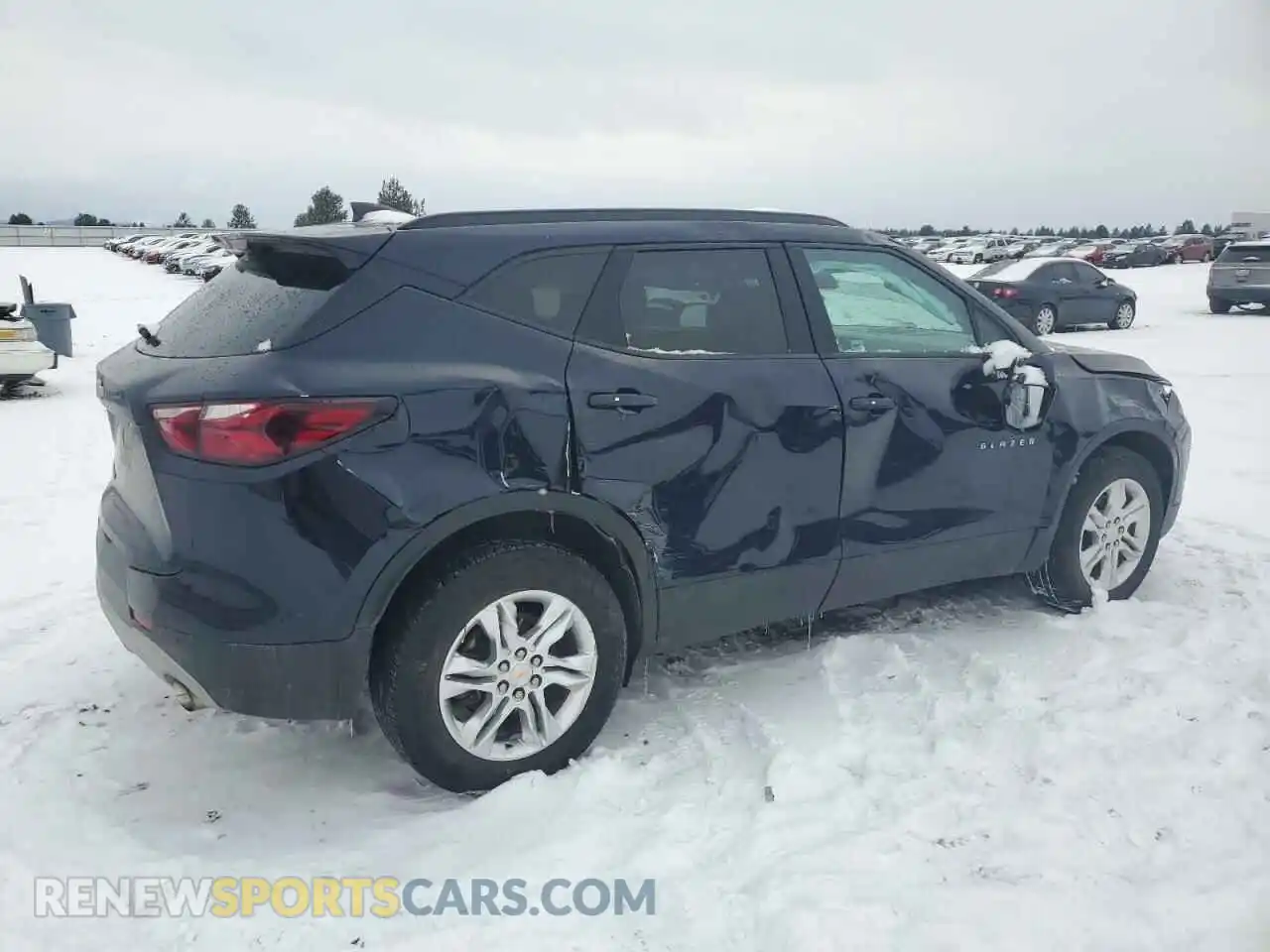 3 Photograph of a damaged car 3GNKBHRS3LS677960 CHEVROLET BLAZER 2020