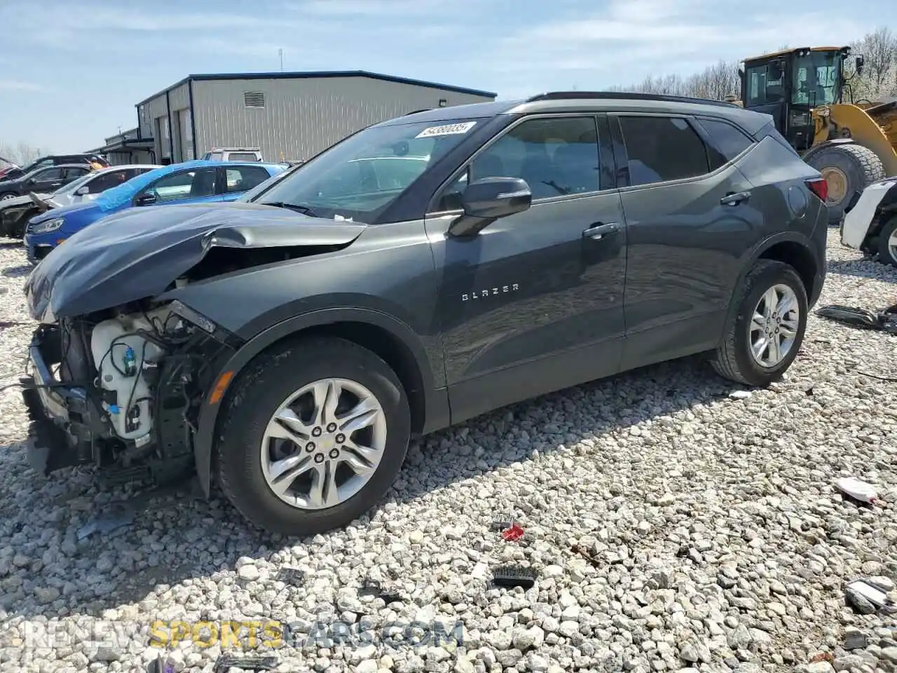 1 Photograph of a damaged car 3GNKBHRS7LS616854 CHEVROLET BLAZER 2020