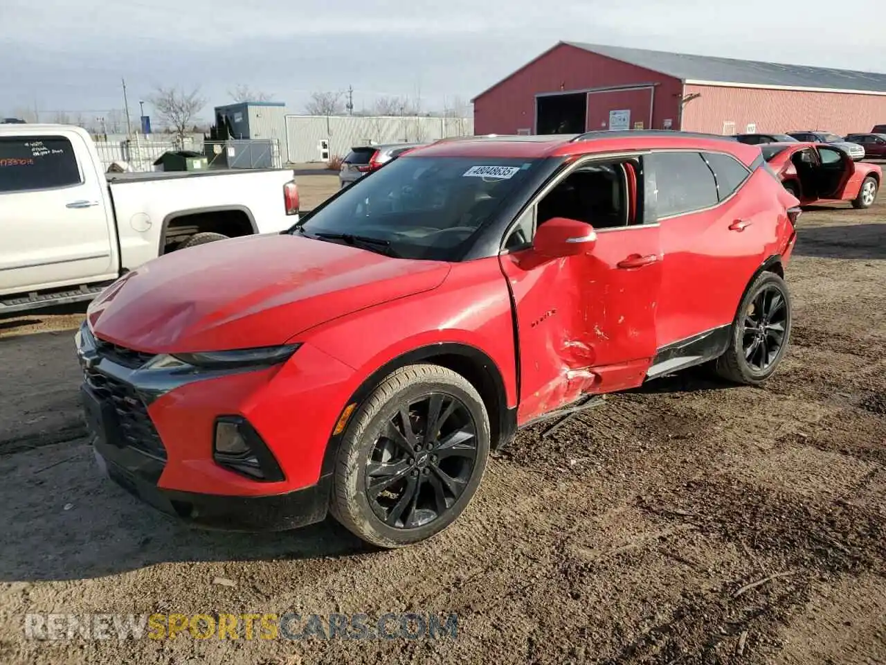 1 Photograph of a damaged car 3GNKBKRS0LS634545 CHEVROLET BLAZER 2020