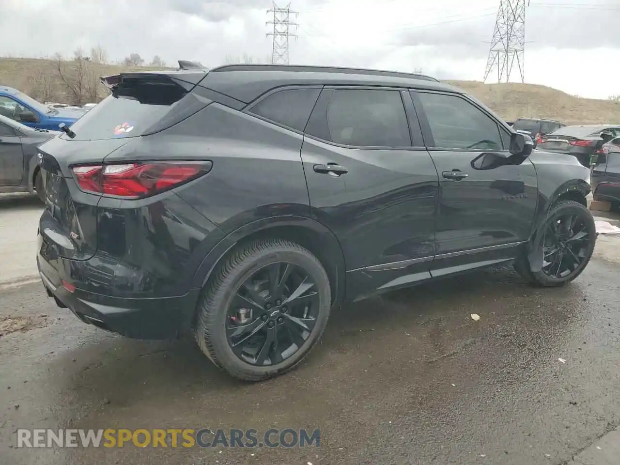 3 Фотография поврежденного автомобиля 3GNKBKRS6LS594990 CHEVROLET BLAZER 2020