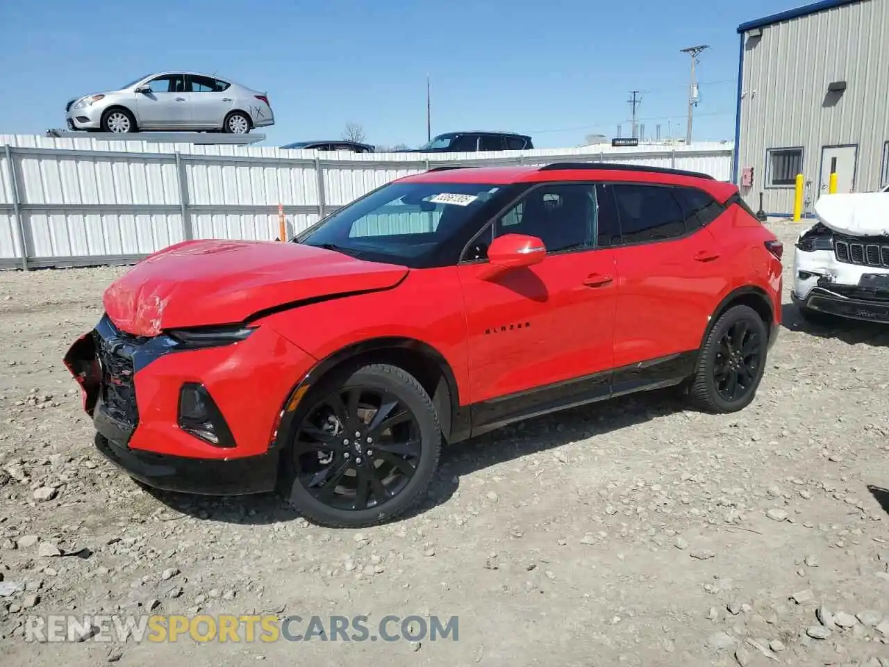 1 Photograph of a damaged car 3GNKBKRS8LS551946 CHEVROLET BLAZER 2020