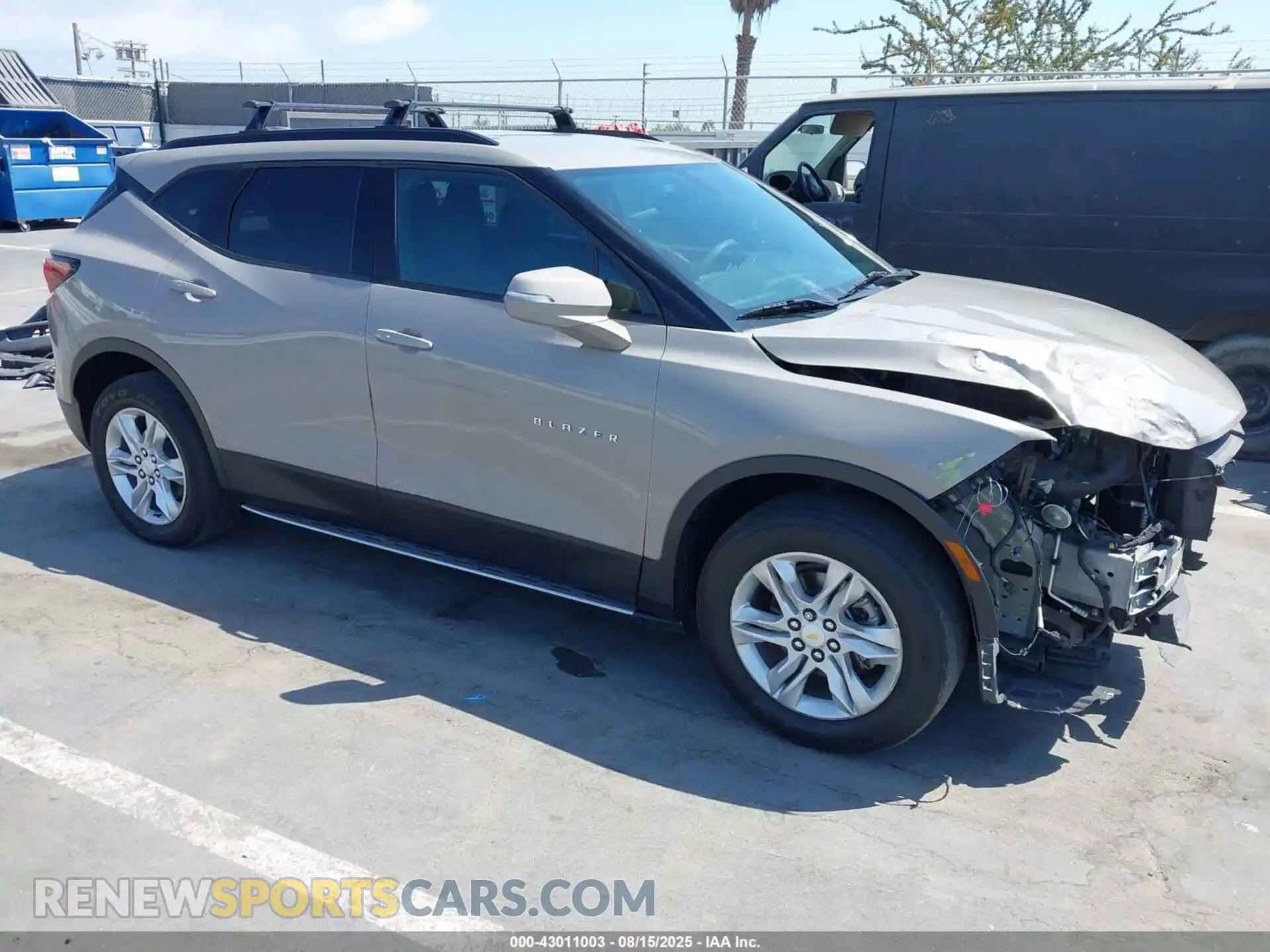 1 Photograph of a damaged car 3GNKBBRA0MS518612 CHEVROLET BLAZER 2021