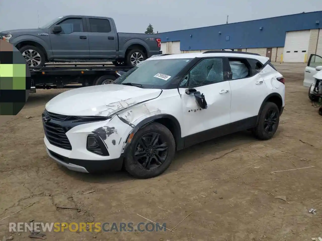 1 Photograph of a damaged car 3GNKBBRA2MS505117 CHEVROLET BLAZER 2021
