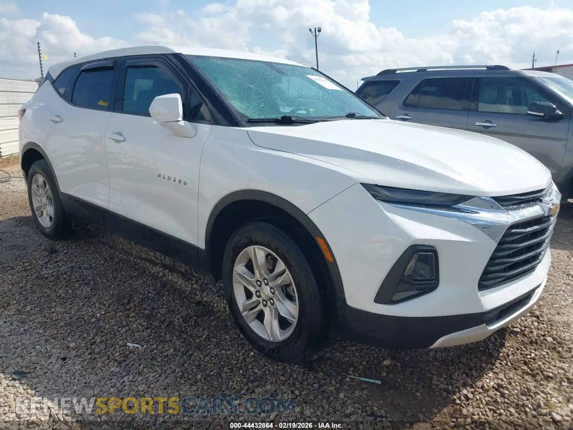 1 Photograph of a damaged car 3GNKBBRA3MS538661 CHEVROLET BLAZER 2021