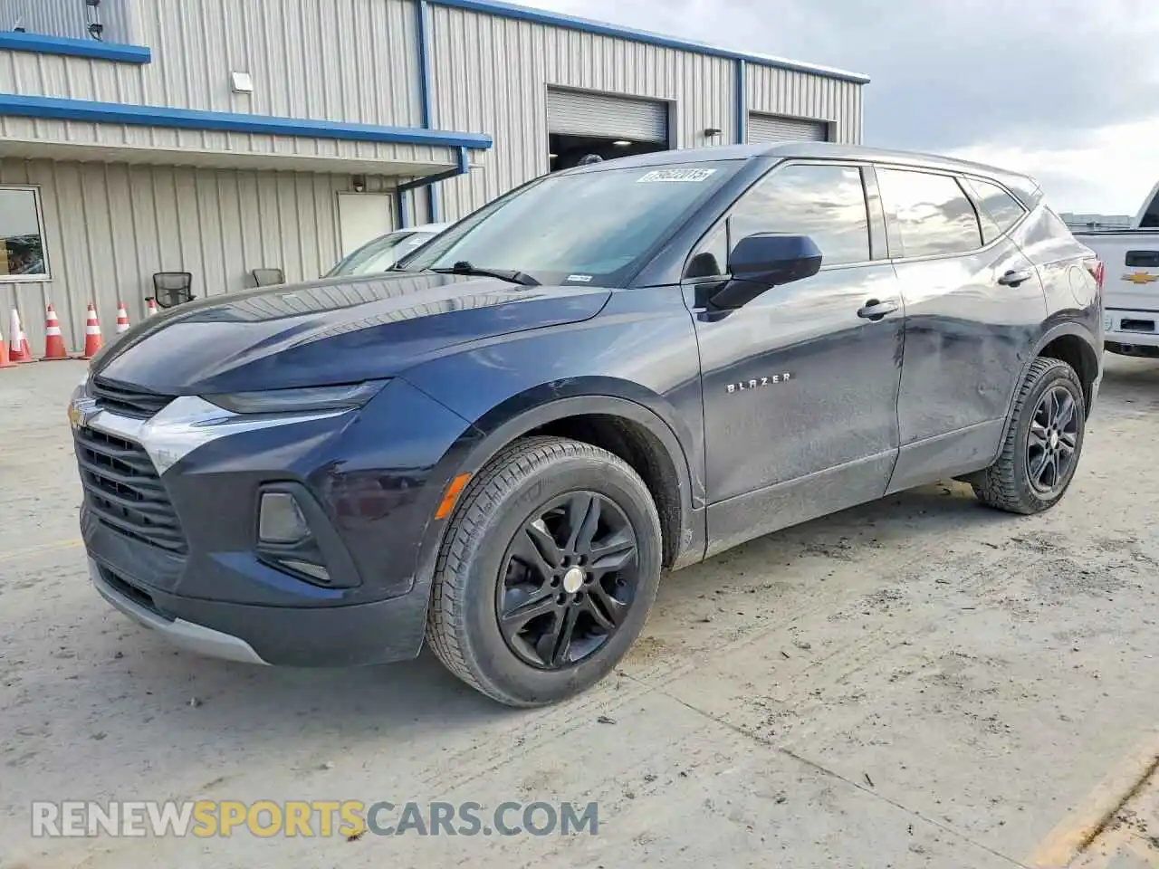 1 Photograph of a damaged car 3GNKBBRA4MS510478 CHEVROLET BLAZER 2021