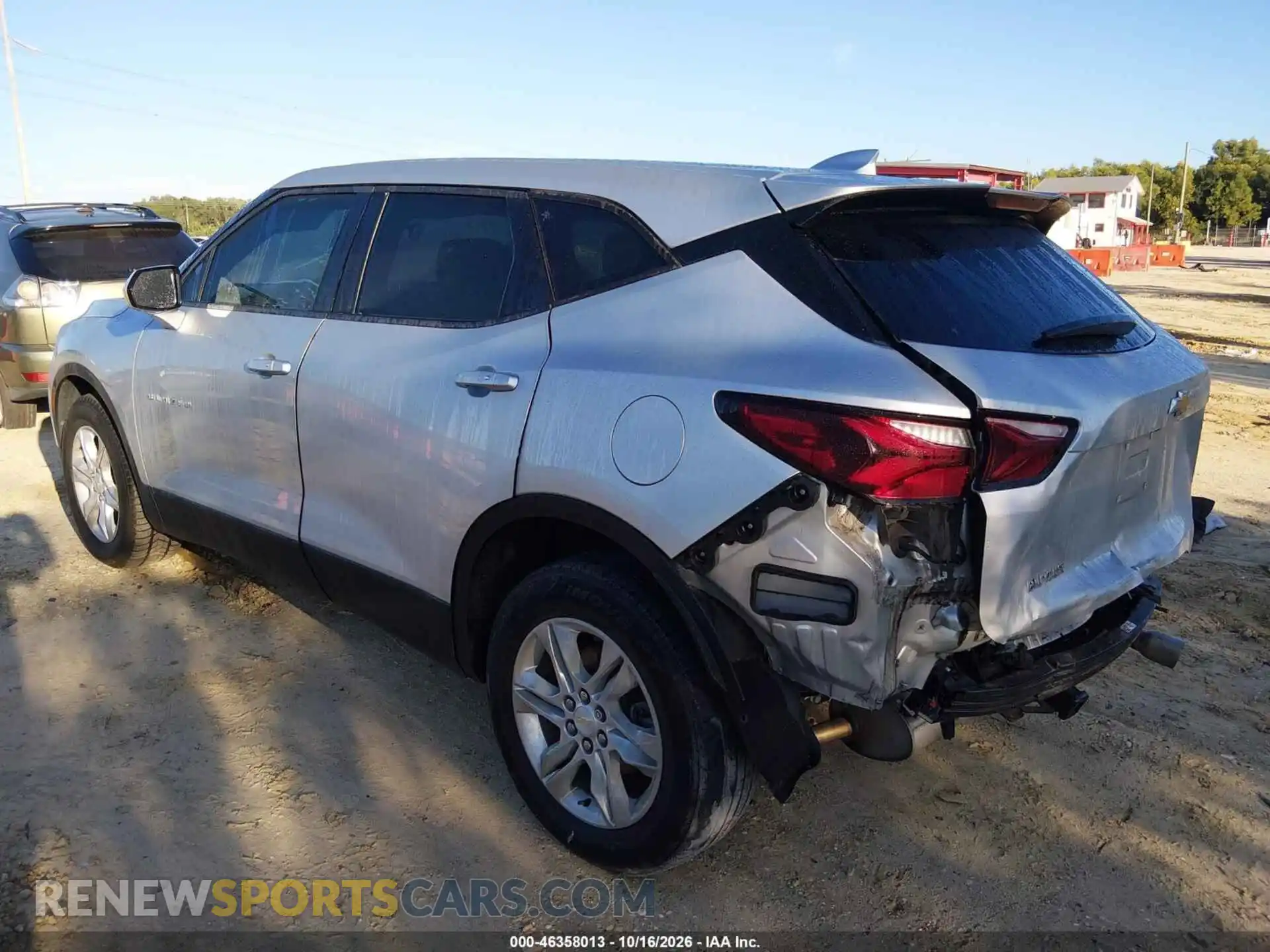 3 Photograph of a damaged car 3GNKBBRA4MS538510 CHEVROLET BLAZER 2021