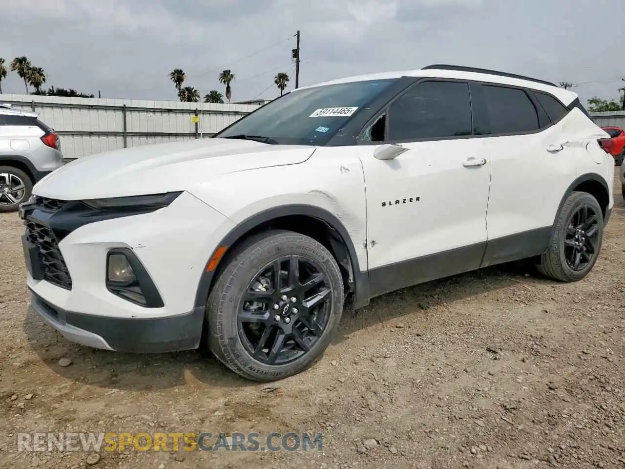 1 Photograph of a damaged car 3GNKBBRA7MS509177 CHEVROLET BLAZER 2021