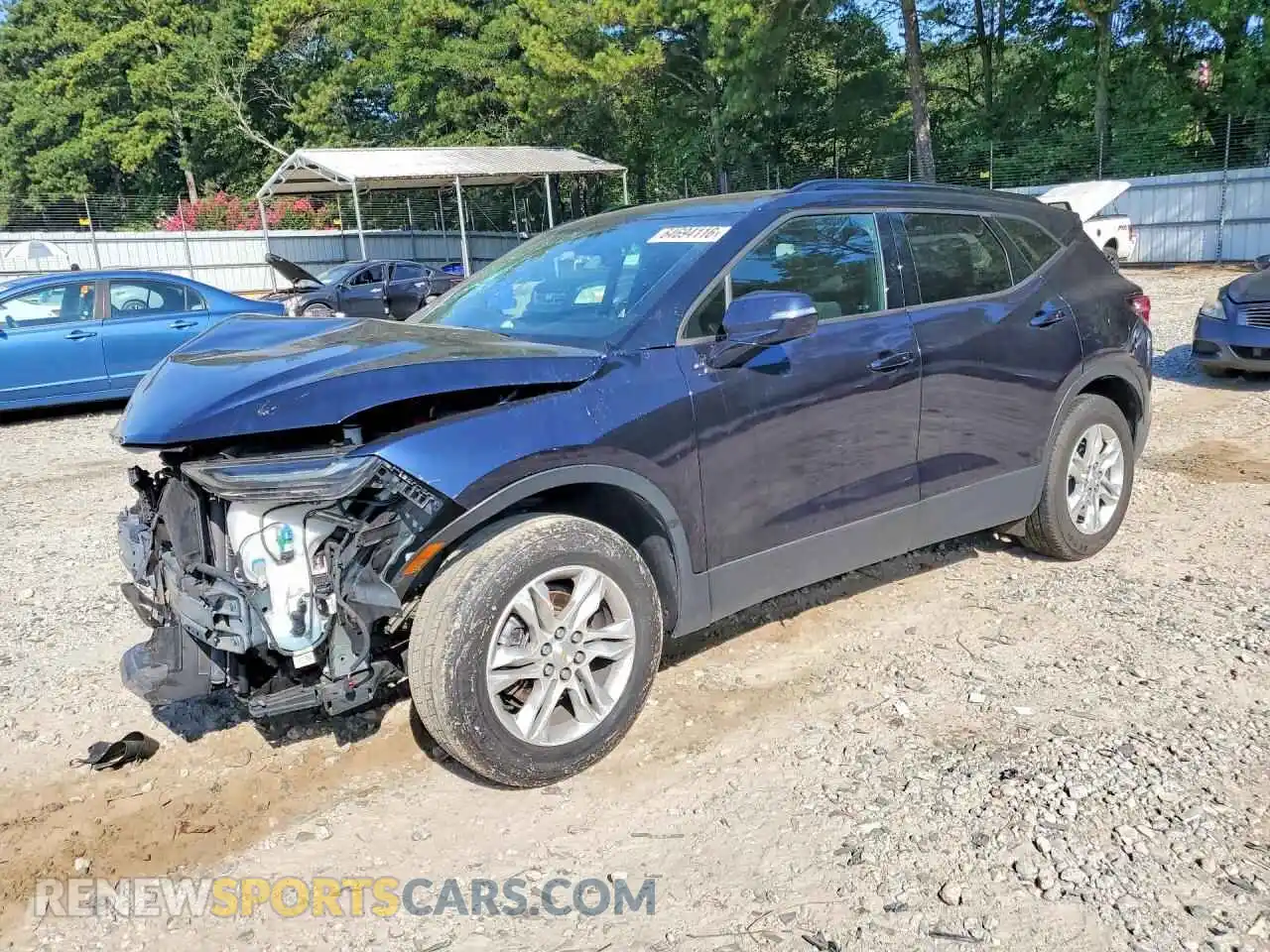 1 fotografías del automóvil dañado 3GNKBBRA9MS508015 CHEVROLET BLAZER 2021
