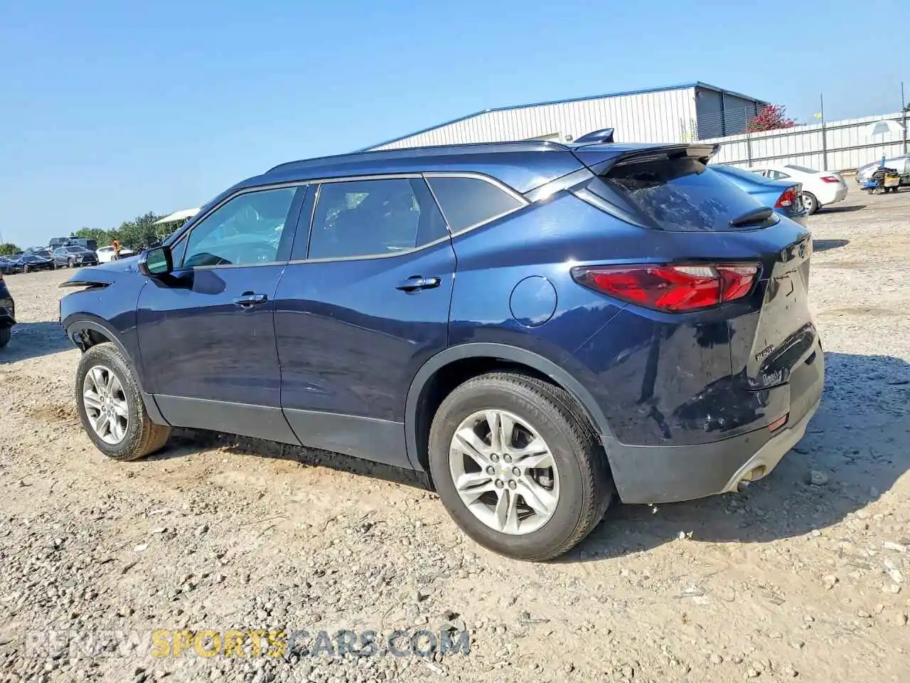 2 fotografías del automóvil dañado 3GNKBBRA9MS508015 CHEVROLET BLAZER 2021