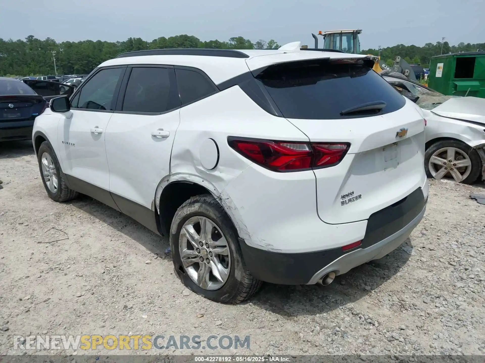 3 Photograph of a damaged car 3GNKBBRA9MS509987 CHEVROLET BLAZER 2021