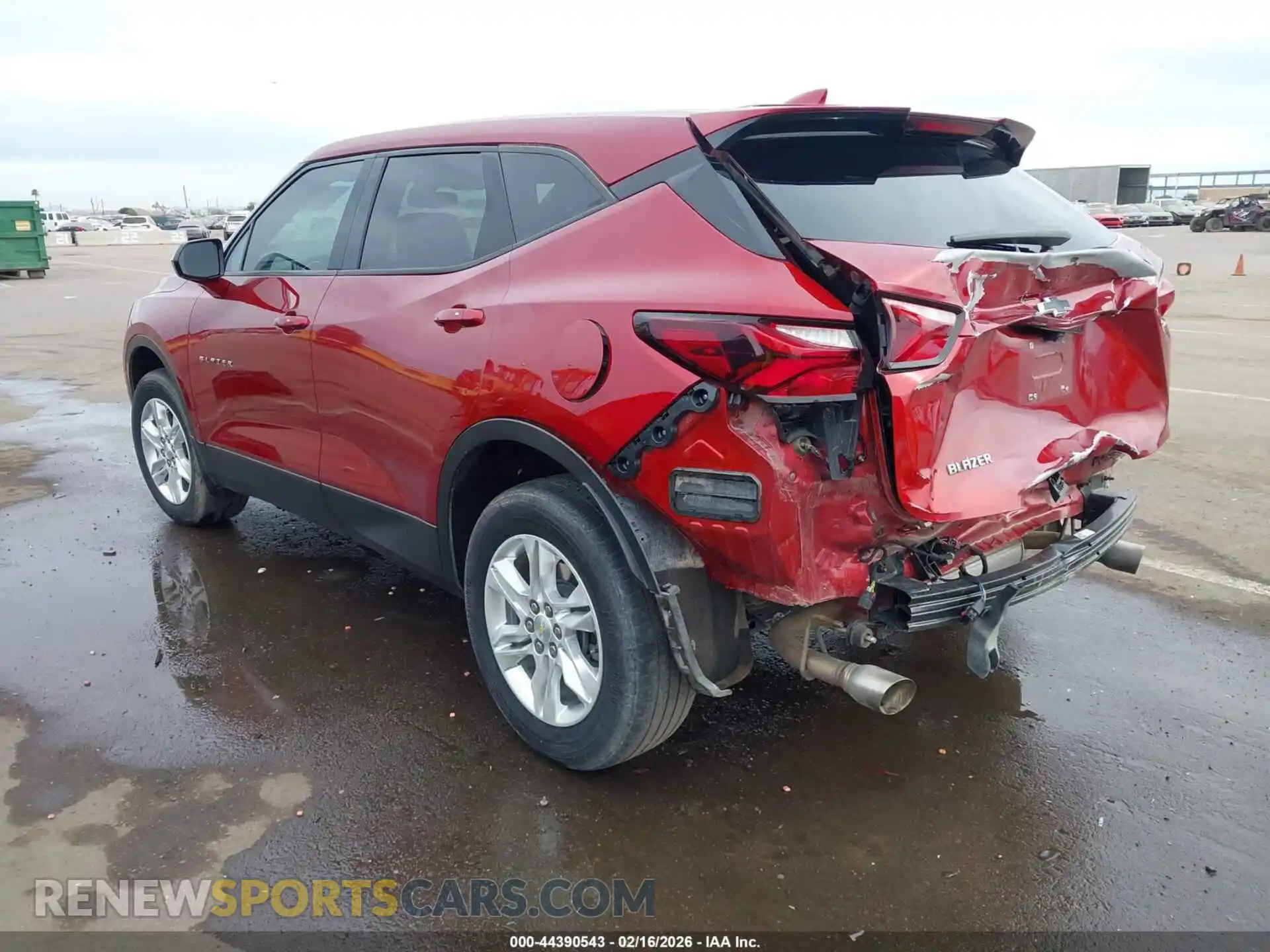 3 Photograph of a damaged car 3GNKBBRA9MS577481 CHEVROLET BLAZER 2021