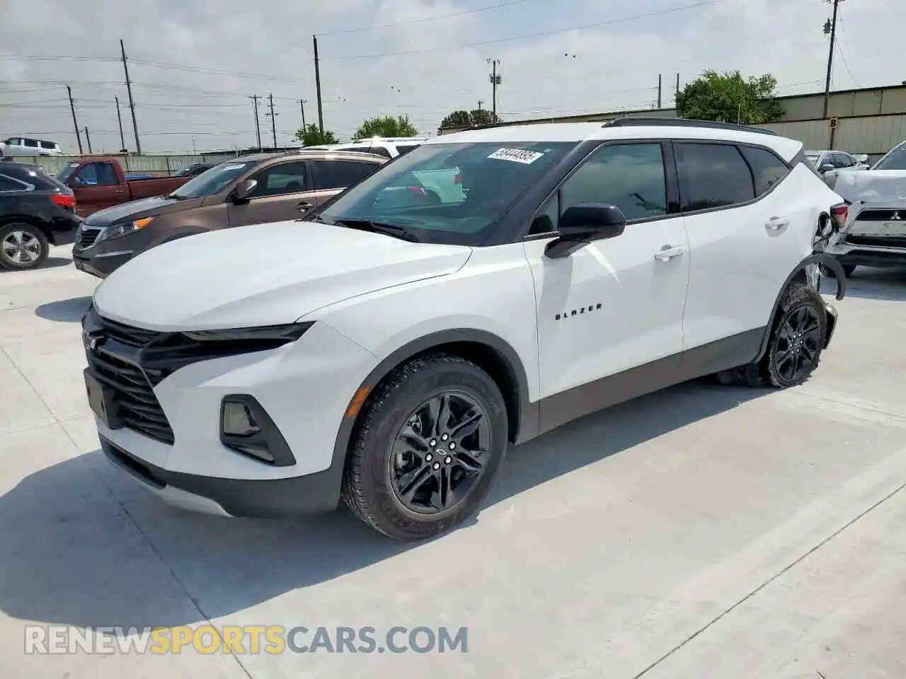 1 Photograph of a damaged car 3GNKBBRAXMS503213 CHEVROLET BLAZER 2021