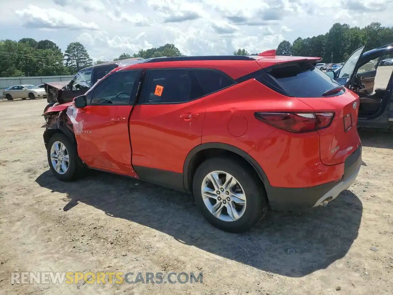 2 Photograph of a damaged car 3GNKBBRAXMS511411 CHEVROLET BLAZER 2021