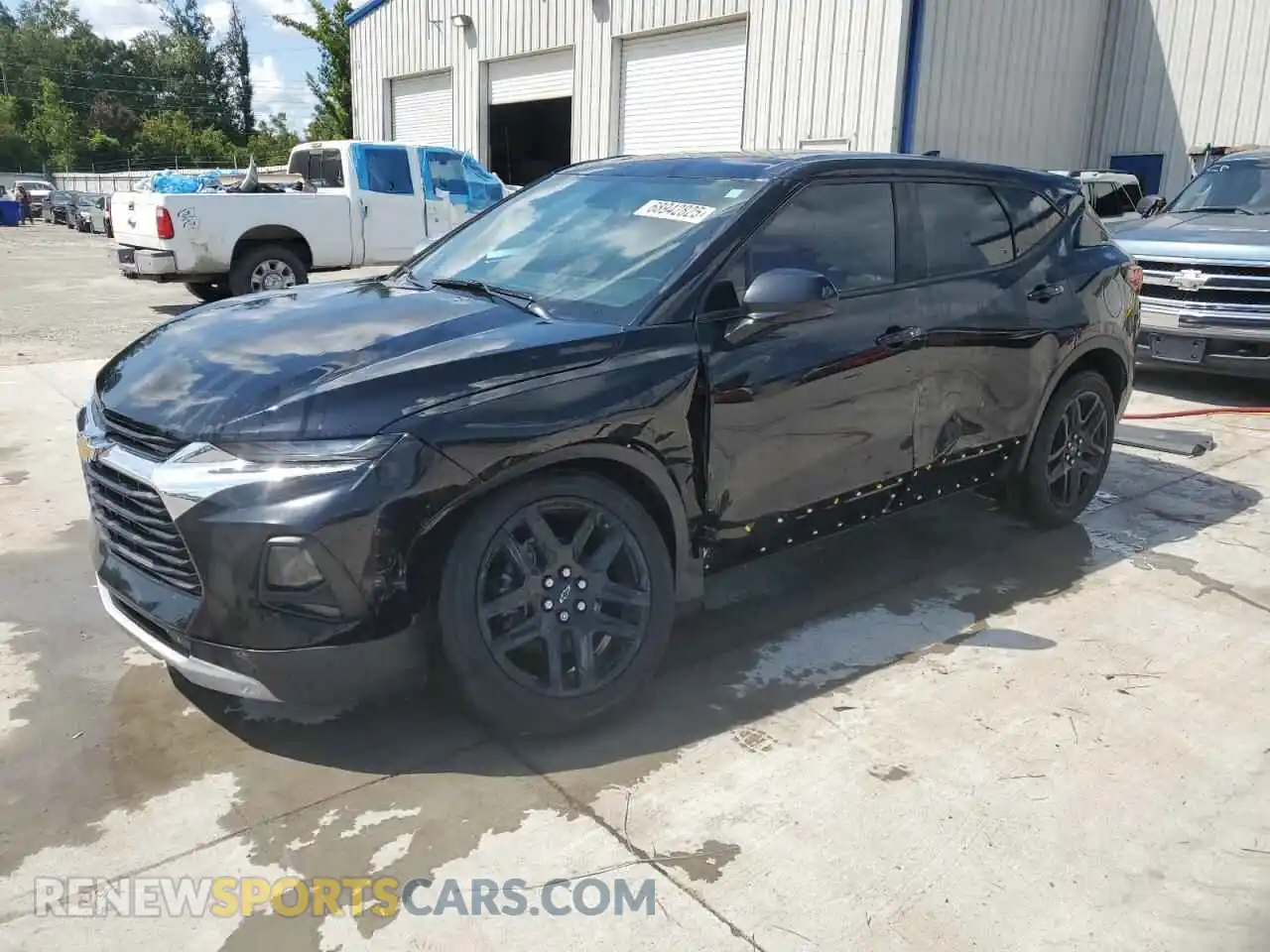 1 fotografías del automóvil dañado 3GNKBBRAXMS567266 CHEVROLET BLAZER 2021