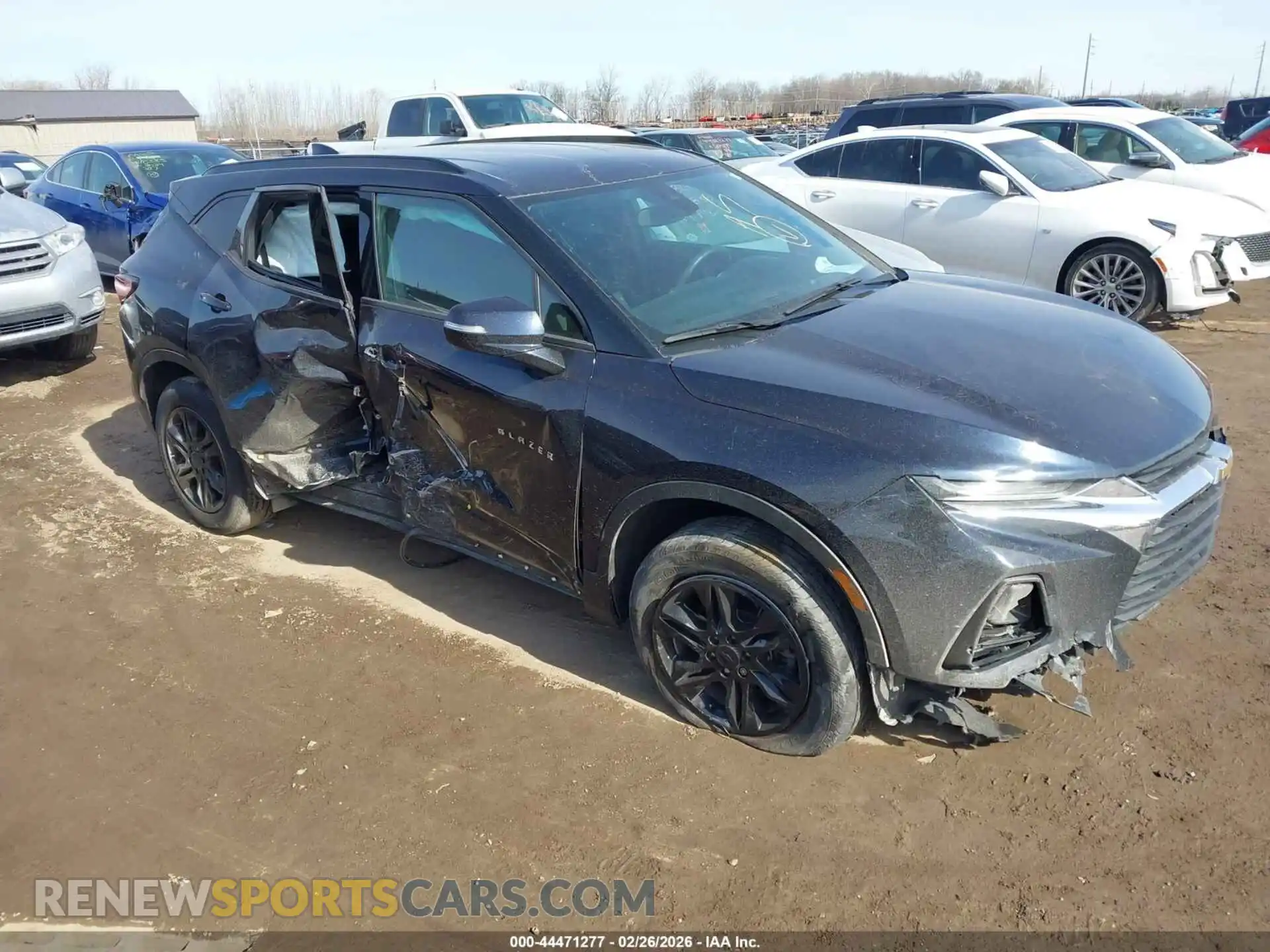 1 Photograph of a damaged car 3GNKBCR44MS521738 CHEVROLET BLAZER 2021