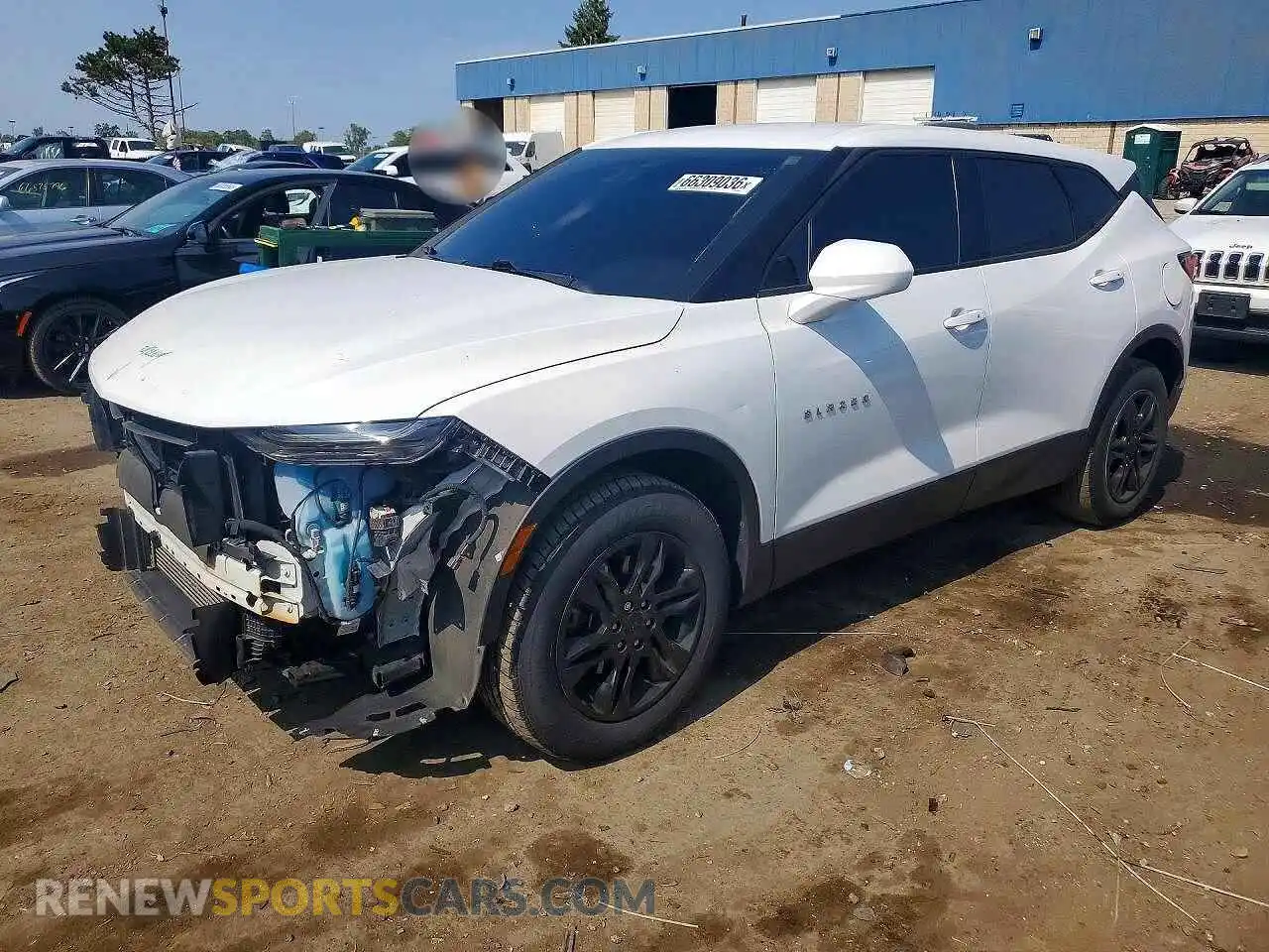 1 Фотография поврежденного автомобиля 3GNKBCR45MS567045 CHEVROLET BLAZER 2021