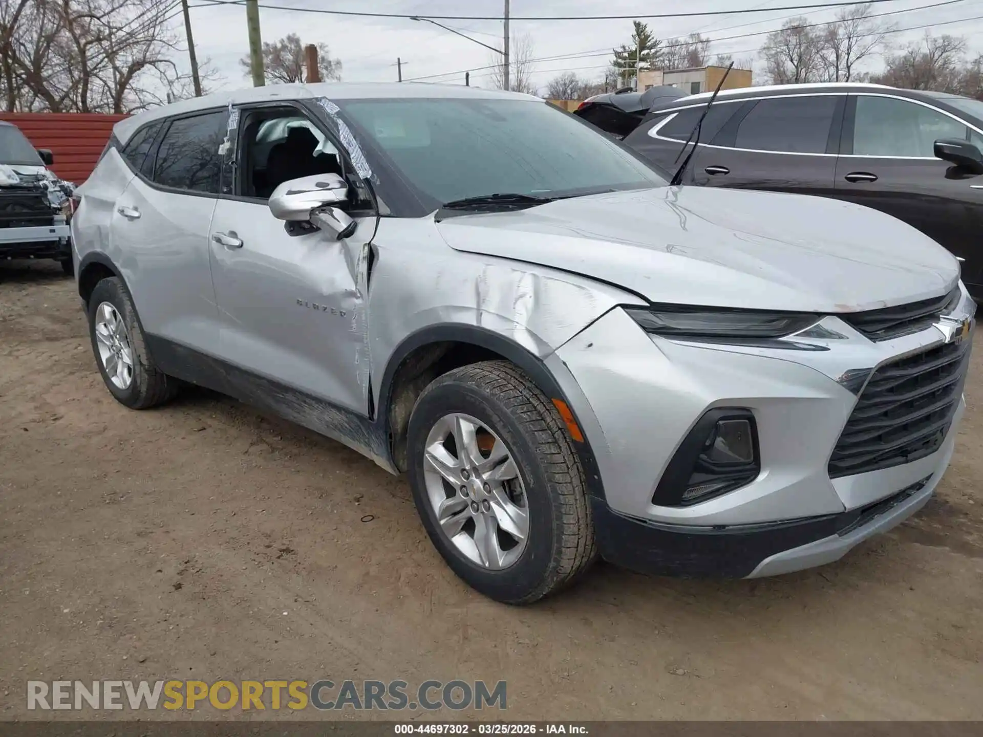 1 Photograph of a damaged car 3GNKBCR47MS540476 CHEVROLET BLAZER 2021