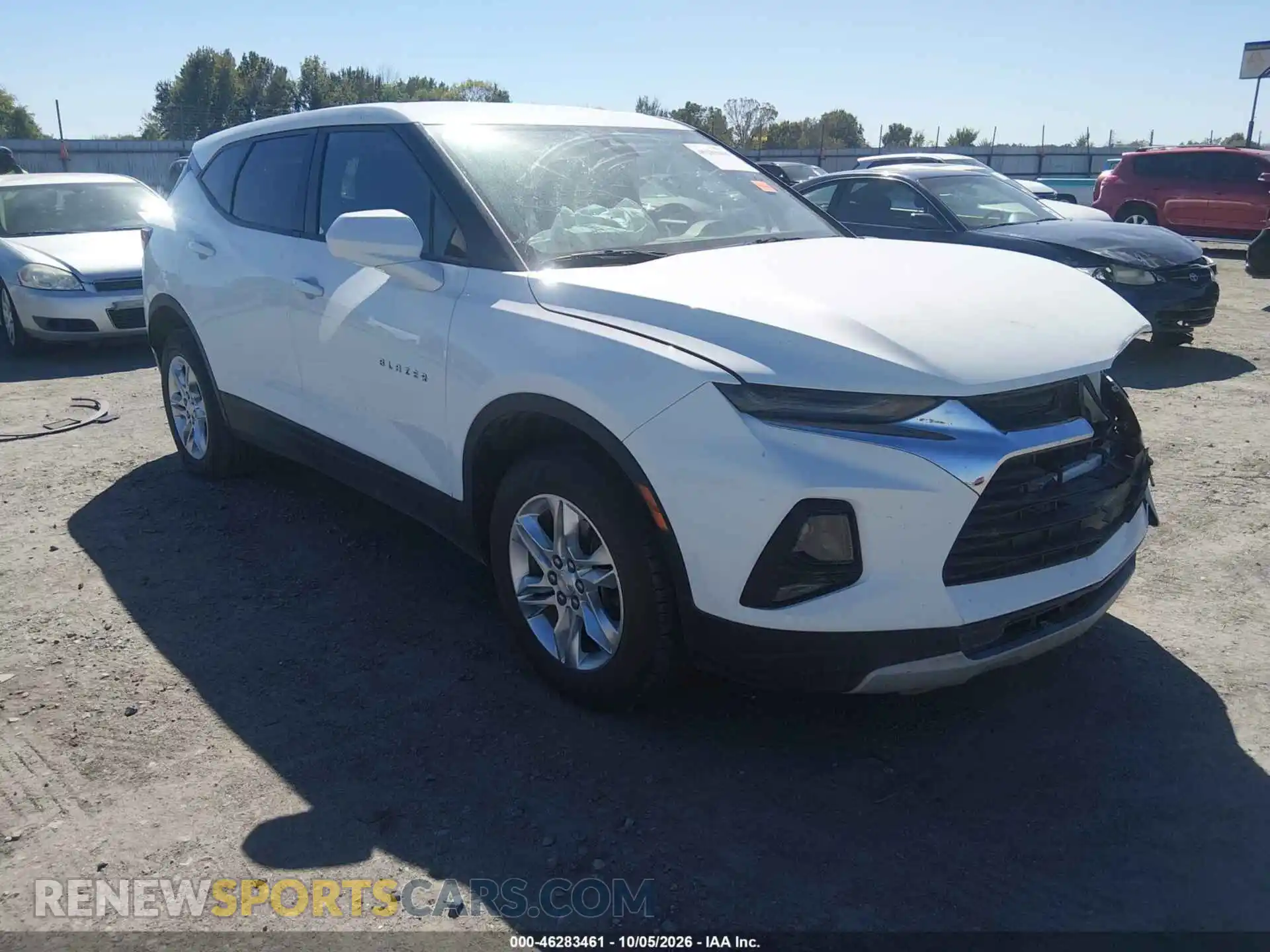 1 Фотография поврежденного автомобиля 3GNKBCR49MS576962 CHEVROLET BLAZER 2021