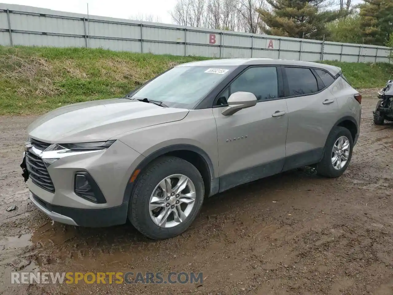 1 Фотография поврежденного автомобиля 3GNKBCRS0MS567338 CHEVROLET BLAZER 2021