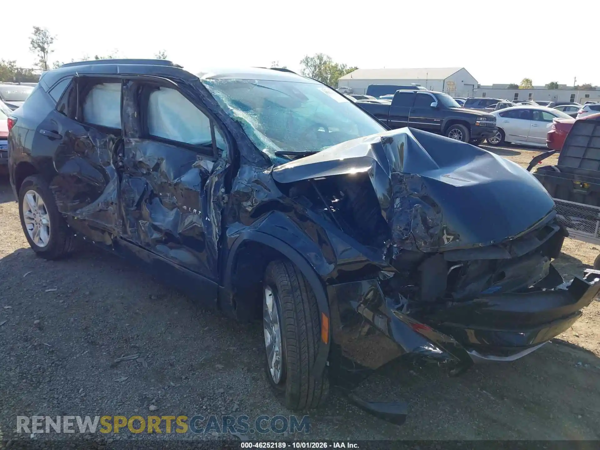 1 Photograph of a damaged car 3GNKBCRS0MS584379 CHEVROLET BLAZER 2021