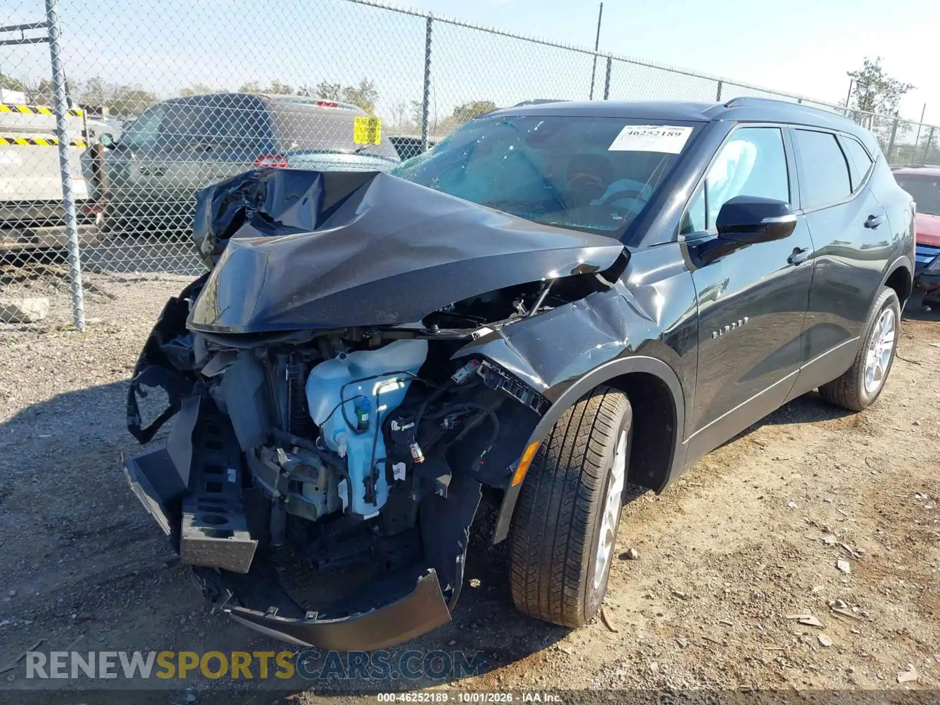 2 Photograph of a damaged car 3GNKBCRS0MS584379 CHEVROLET BLAZER 2021