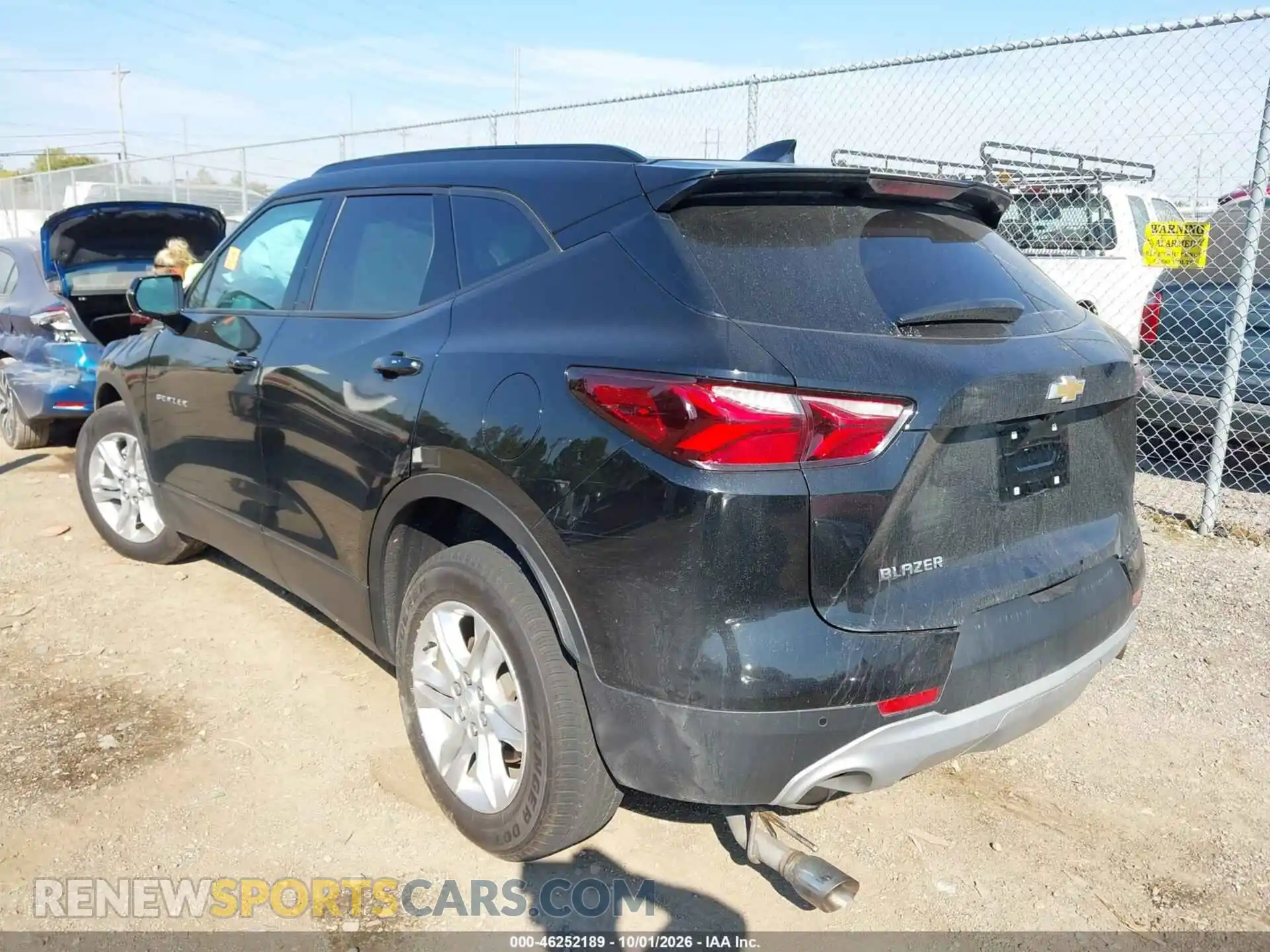 3 Photograph of a damaged car 3GNKBCRS0MS584379 CHEVROLET BLAZER 2021