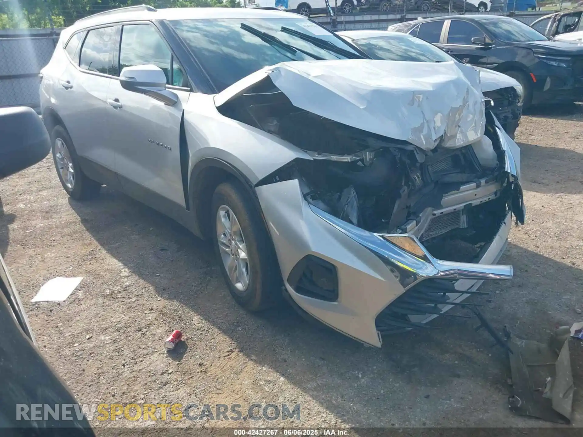 1 Photograph of a damaged car 3GNKBCRS1MS509576 CHEVROLET BLAZER 2021