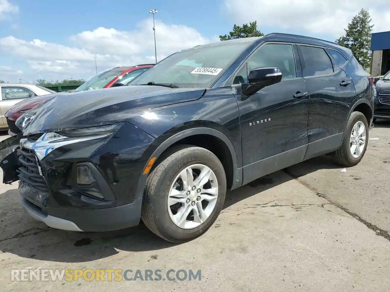 1 Photograph of a damaged car 3GNKBCRS1MS510694 CHEVROLET BLAZER 2021