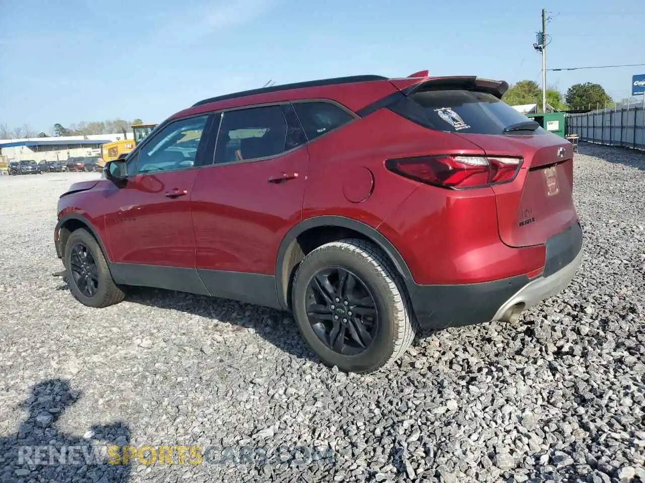 2 Photograph of a damaged car 3GNKBCRS1MS527396 CHEVROLET BLAZER 2021