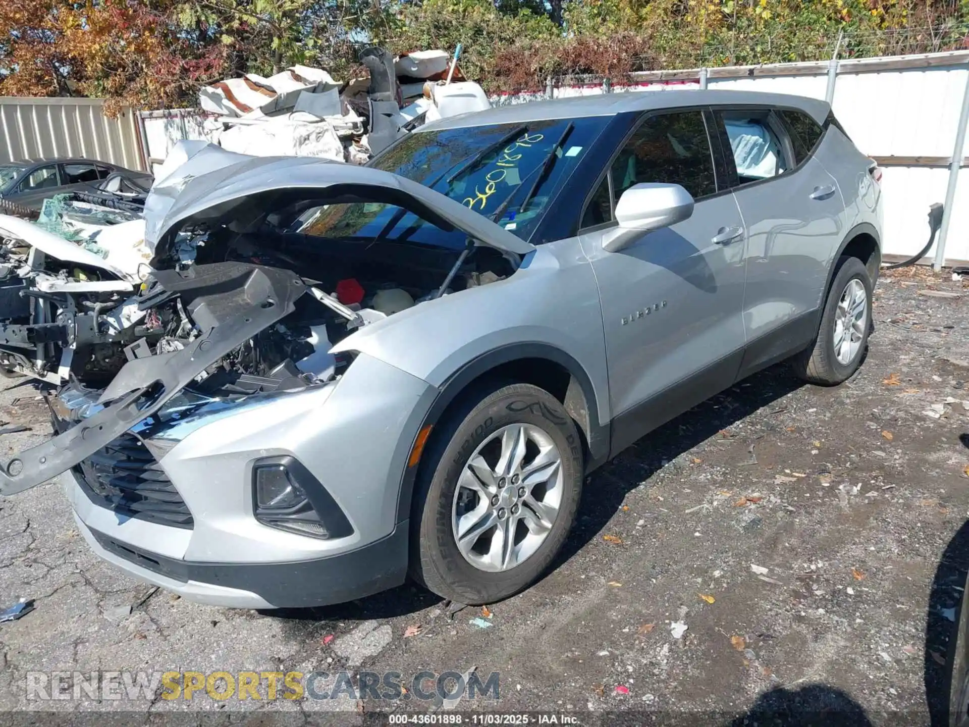 2 Photograph of a damaged car 3GNKBCRS1MS540052 CHEVROLET BLAZER 2021