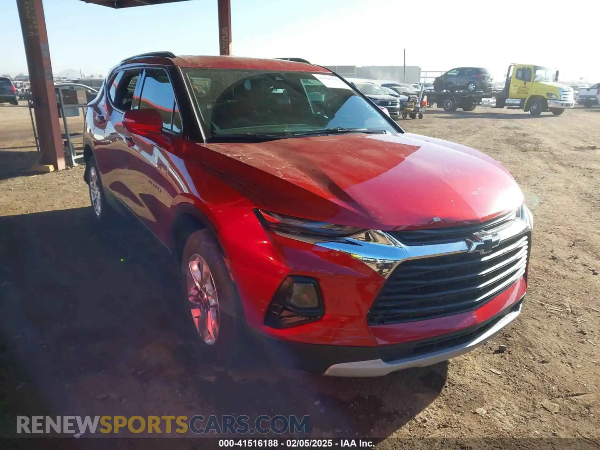 1 Photograph of a damaged car 3GNKBCRS1MS567431 CHEVROLET BLAZER 2021