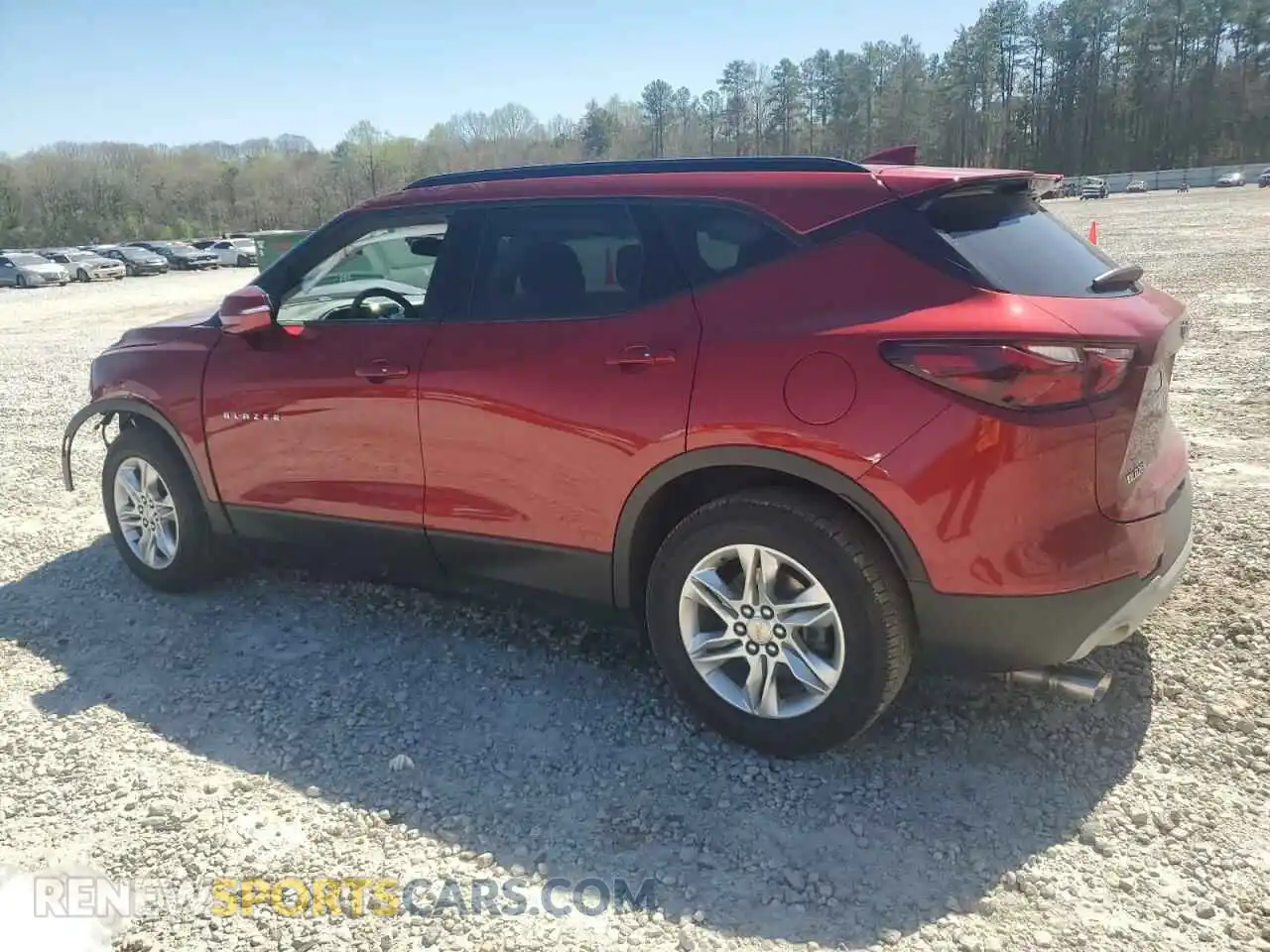 2 Photograph of a damaged car 3GNKBCRS1MS570801 CHEVROLET BLAZER 2021