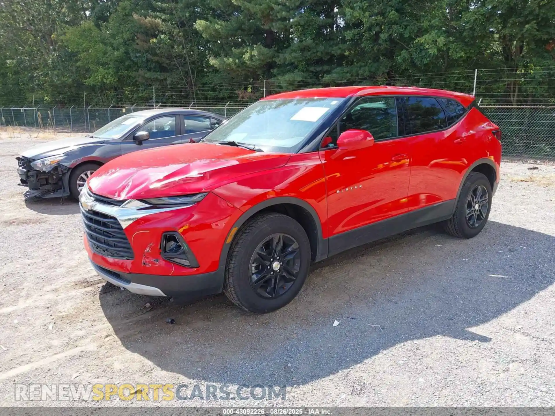 2 Photograph of a damaged car 3GNKBCRS1MS579692 CHEVROLET BLAZER 2021