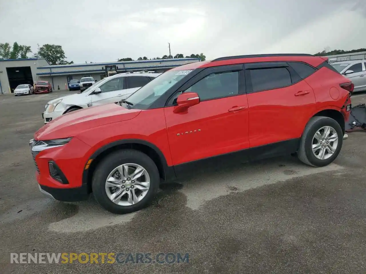 1 Photograph of a damaged car 3GNKBCRS2MS544501 CHEVROLET BLAZER 2021
