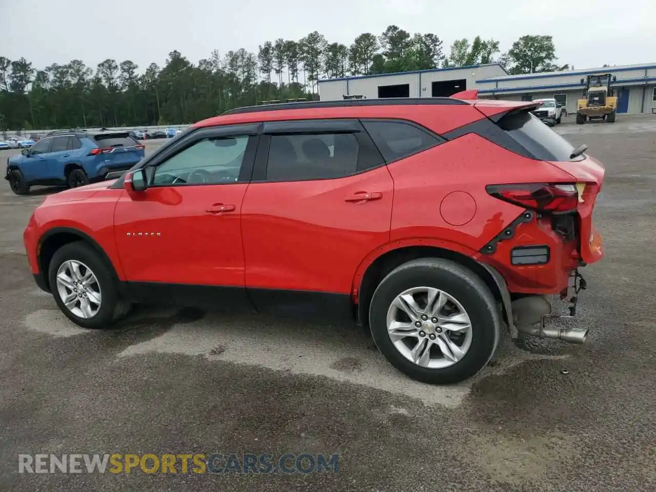 2 Photograph of a damaged car 3GNKBCRS2MS544501 CHEVROLET BLAZER 2021
