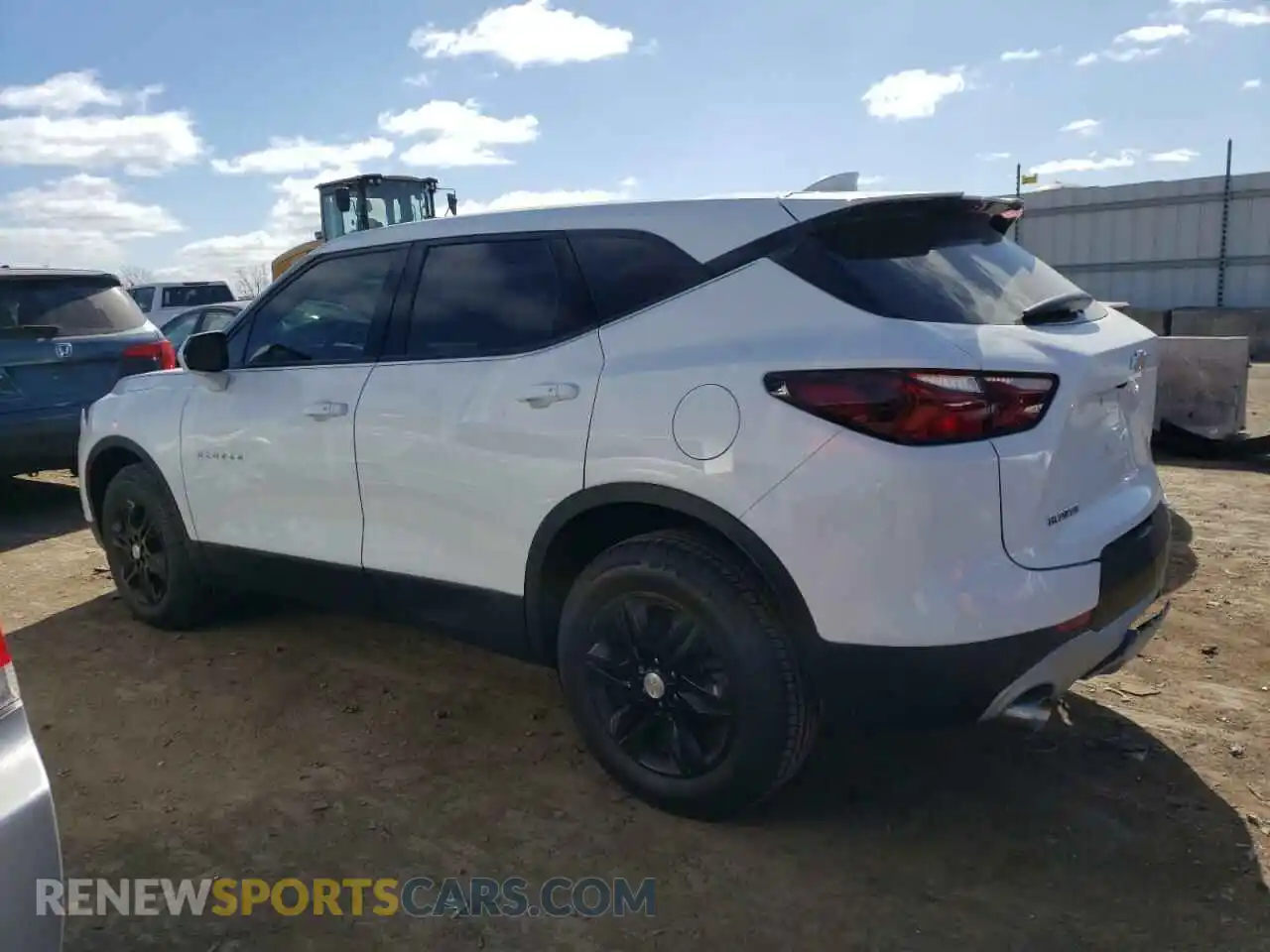 2 Photograph of a damaged car 3GNKBCRS2MS574159 CHEVROLET BLAZER 2021