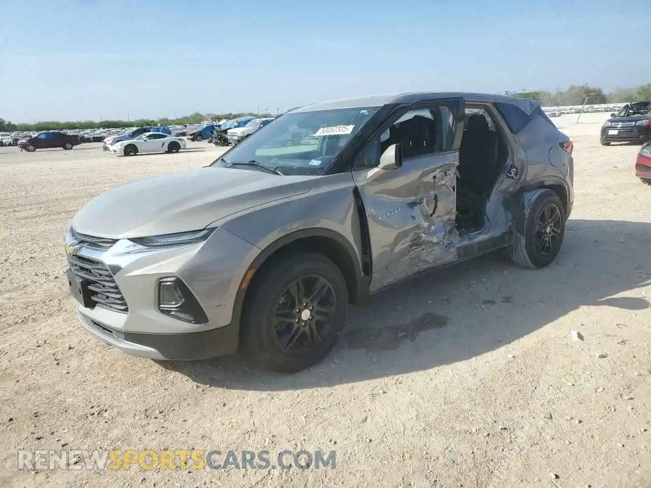 1 Photograph of a damaged car 3GNKBCRS3MS501978 CHEVROLET BLAZER 2021
