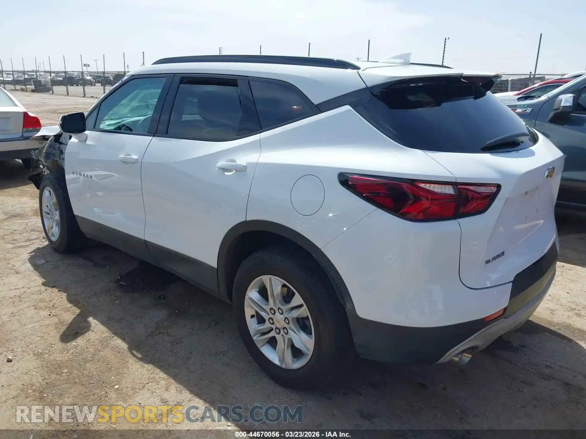 3 Photograph of a damaged car 3GNKBCRS3MS571352 CHEVROLET BLAZER 2021